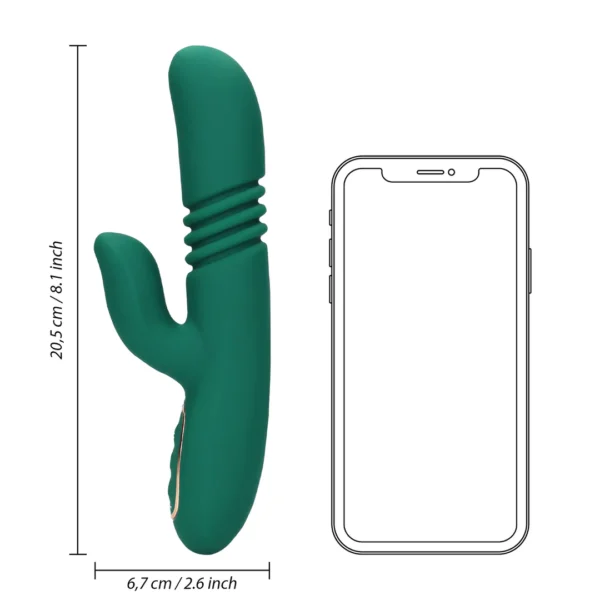 Thrusting rabbit vibrator Loveline - Imagen 7