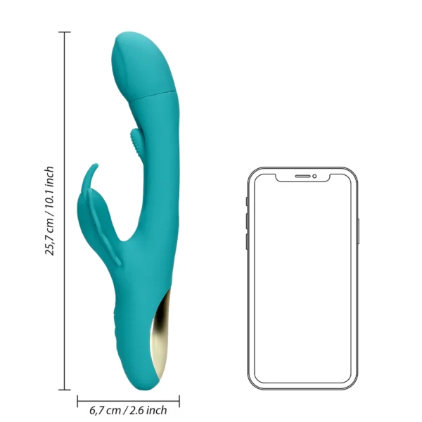 Flapping G-spot butterfly vibrator Loveline - Imagen 7