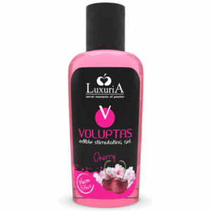 Gel masaje comestible efecto calor cereza Voluptas
