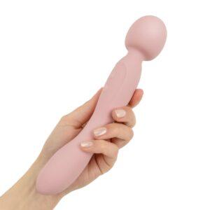 Double sided wand vibrator