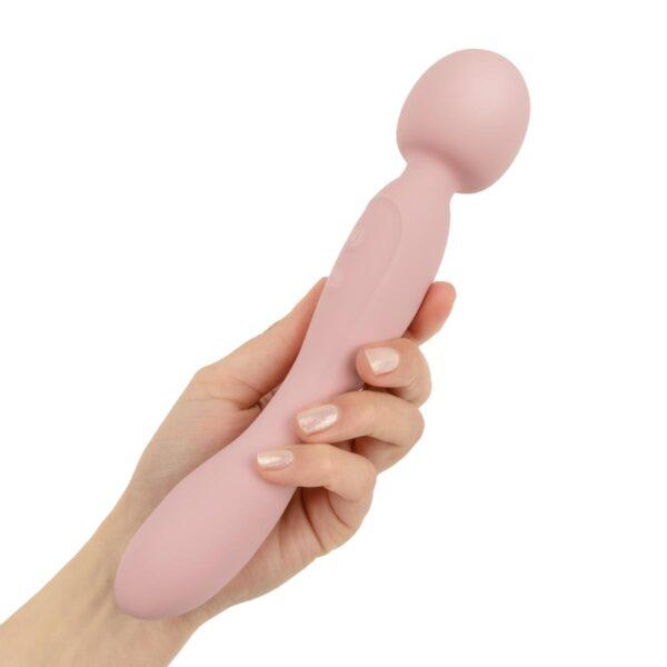 Double sided wand vibrator