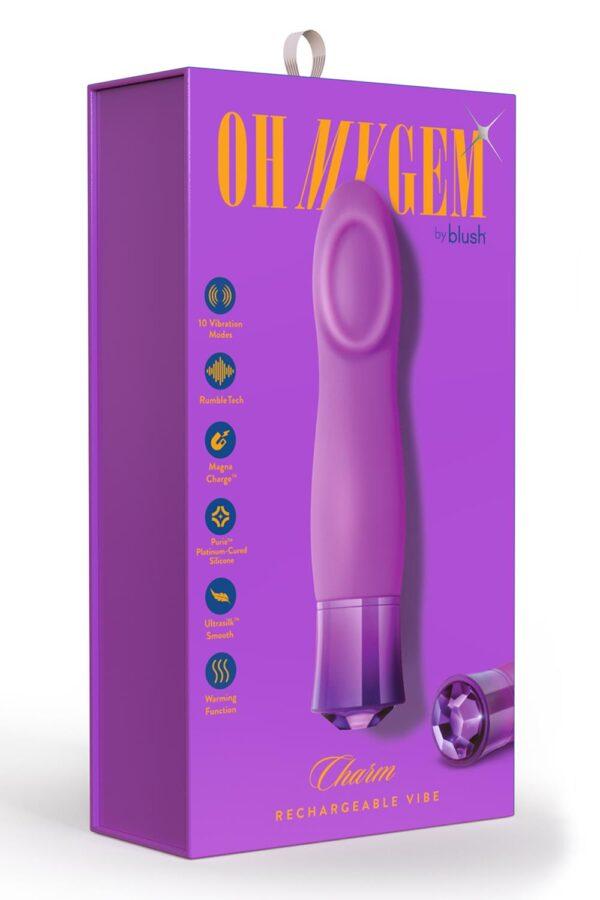 Bullet Oh my Gem Charm Amethyst - Imagen 2