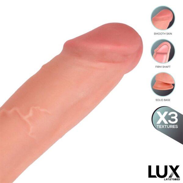 Dildo triple densidad con testículos 8.2" Max LUX - Imagen 2