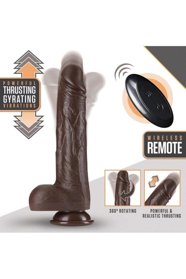 Realístico negro con vibración y thrusting Mr Murphy
