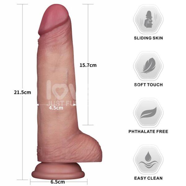 Dildo sliding Pro II dual layer 8.5" - Imagen 14