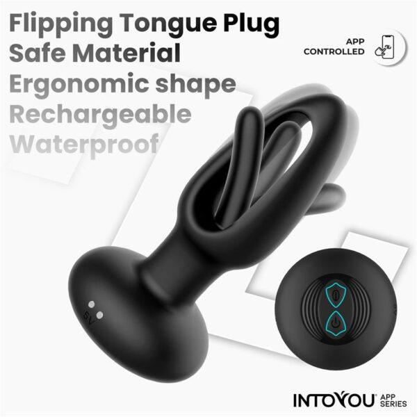 Plug anal con efecto flipping y APP Zack - Imagen 3