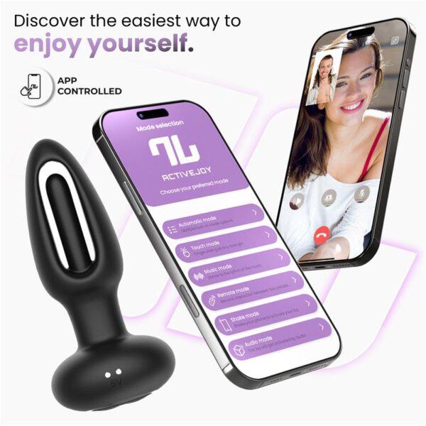 Plug anal con efecto flipping y APP Zack - Imagen 5