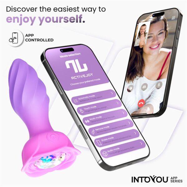 Plug anal con rotación y APP Moxy - Imagen 5
