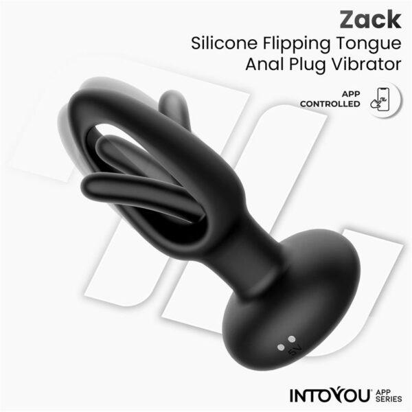 Plug anal con efecto flipping y APP Zack - Imagen 4