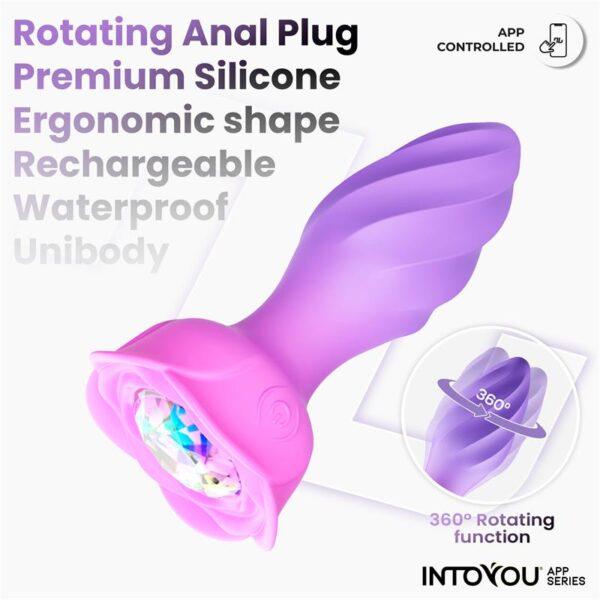 Plug anal con rotación y APP Moxy - Imagen 4
