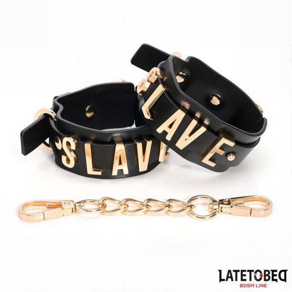 Esposas con cadena dorada Slave - Imagen 4