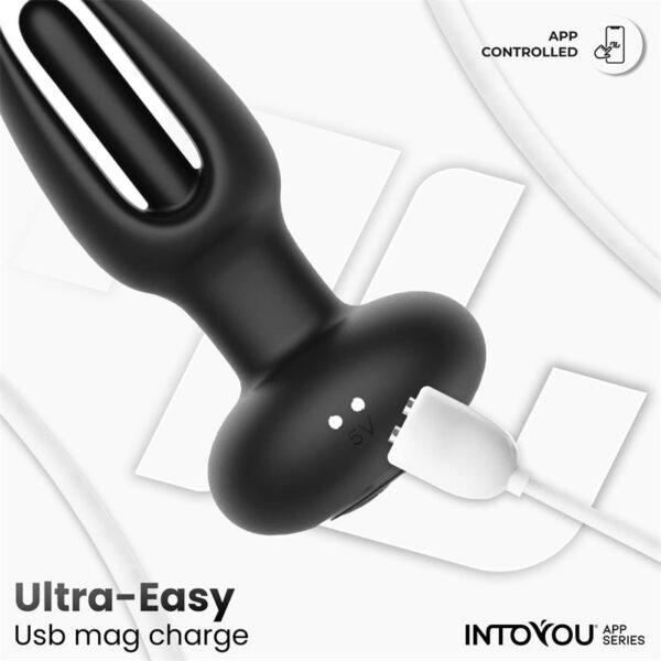 Plug anal con efecto flipping y APP Zack - Imagen 7