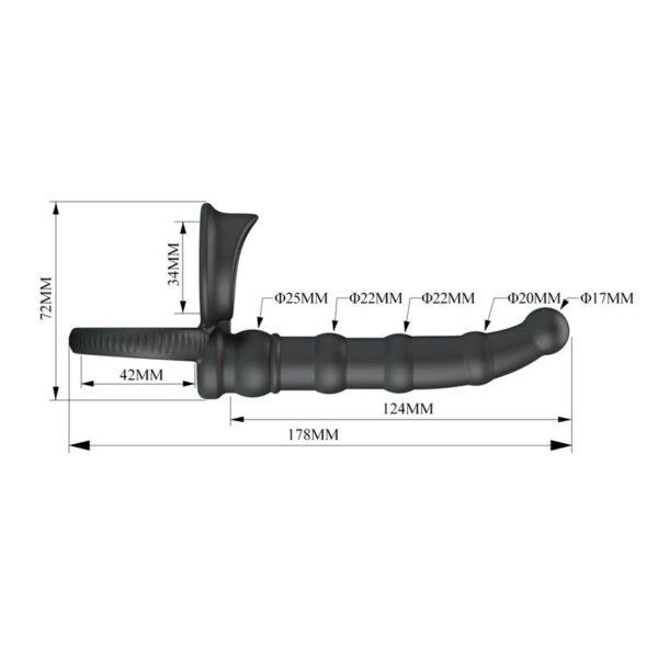 Anillo con vibrador para doble penetración Tatum - Imagen 7