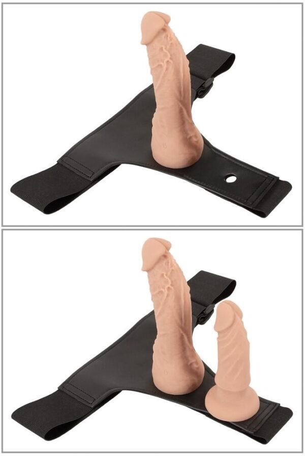 Arnés con 3 dildos intercambiables y mando You2toys - Imagen 12