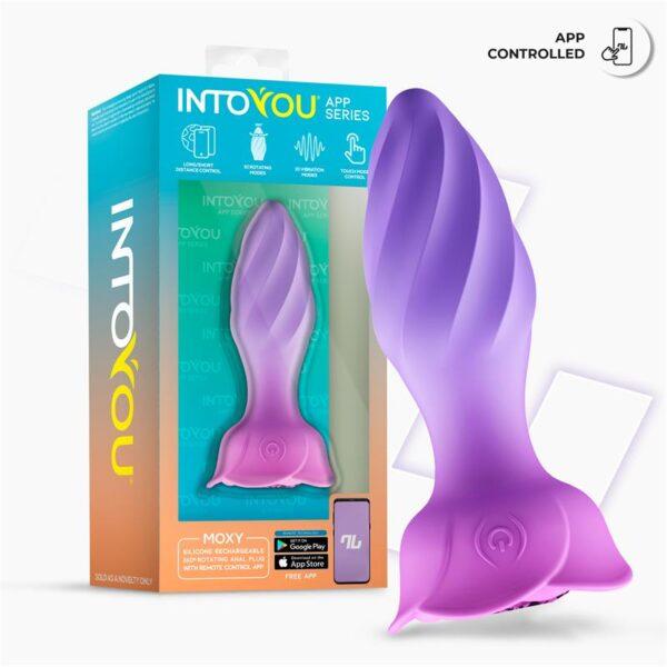 Plug anal con rotación y APP Moxy - Imagen 9