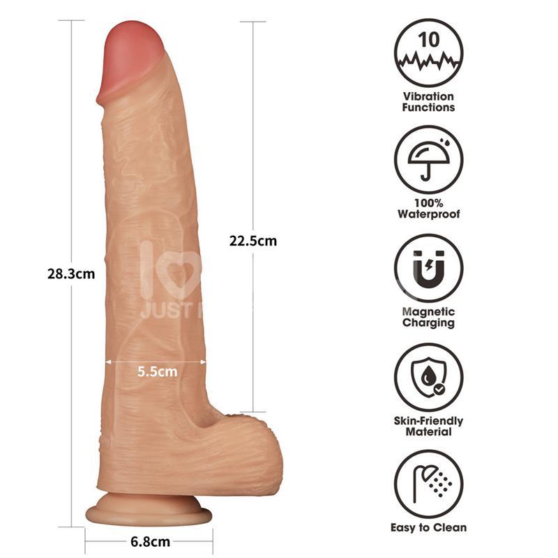Realístico recargable 11" Power Basics - Imagen 13