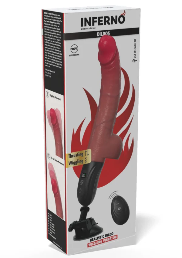 Realistic thrusting and wiggling vibrator - Imagen 2