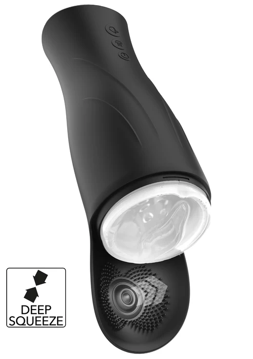 Masturbator deep squeeze nutbuster