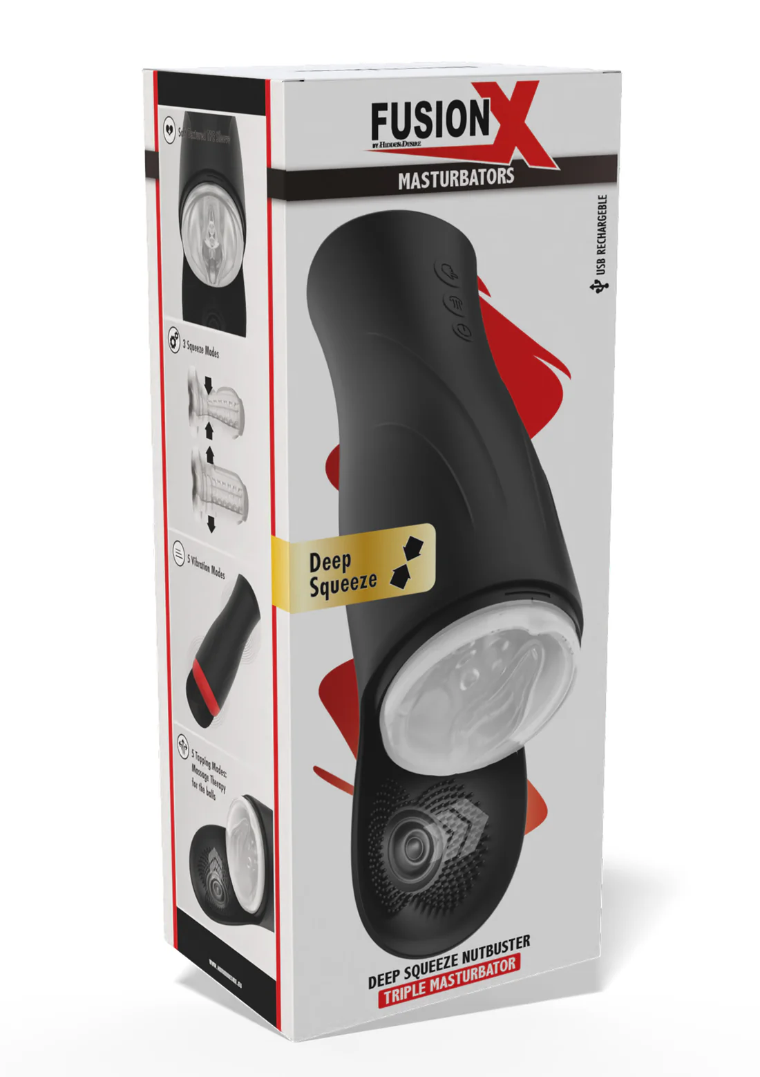 Masturbator deep squeeze nutbuster - Imagen 2