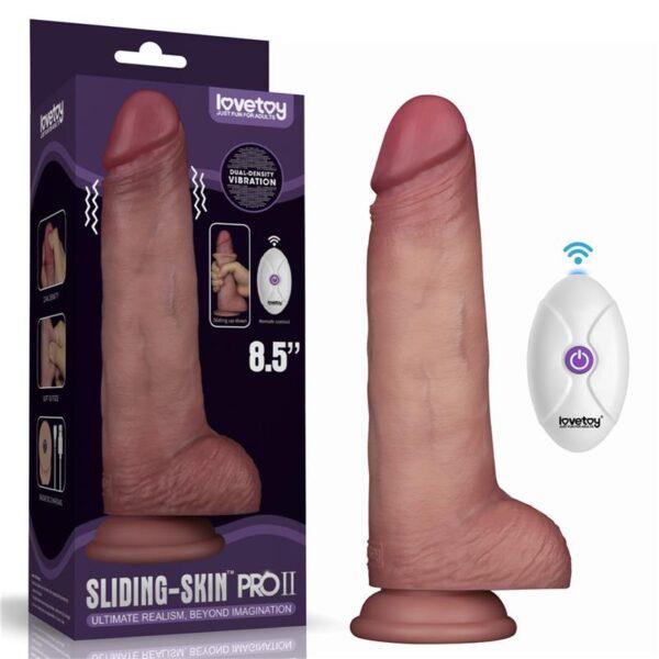 Realístico recargable con mando dual layer 8.5"