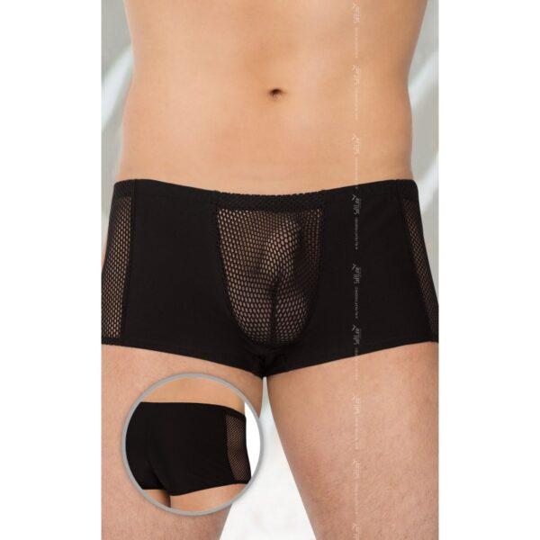 Boxer Negro con transparencias 4515