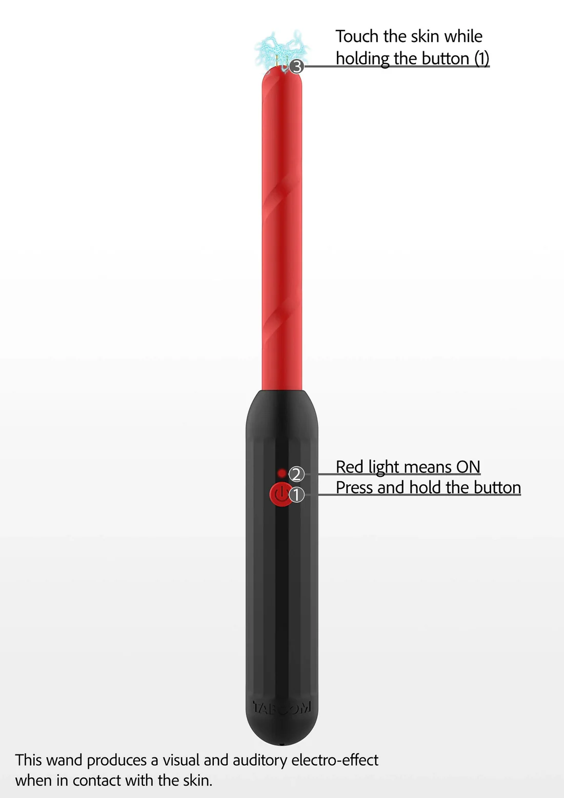 Varita electroestimulación Prick stick Taboom - Imagen 8