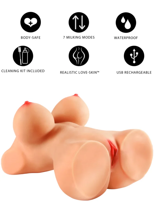 Torso realístico 10kg con efecto milking - Imagen 4