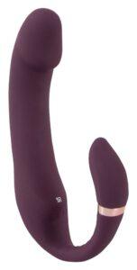 Nooding tip vibrator with bendable clit stimulator