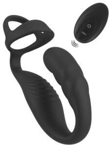 Cockring with RC prostate plug