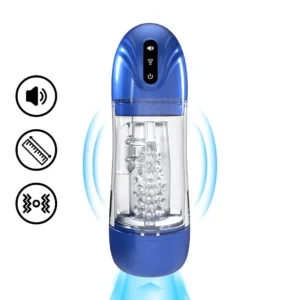 Sonicpull suction and vibrator masturbator pump