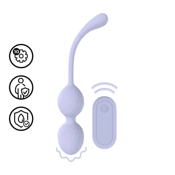 Bolas recargables kegel con mando Loveline