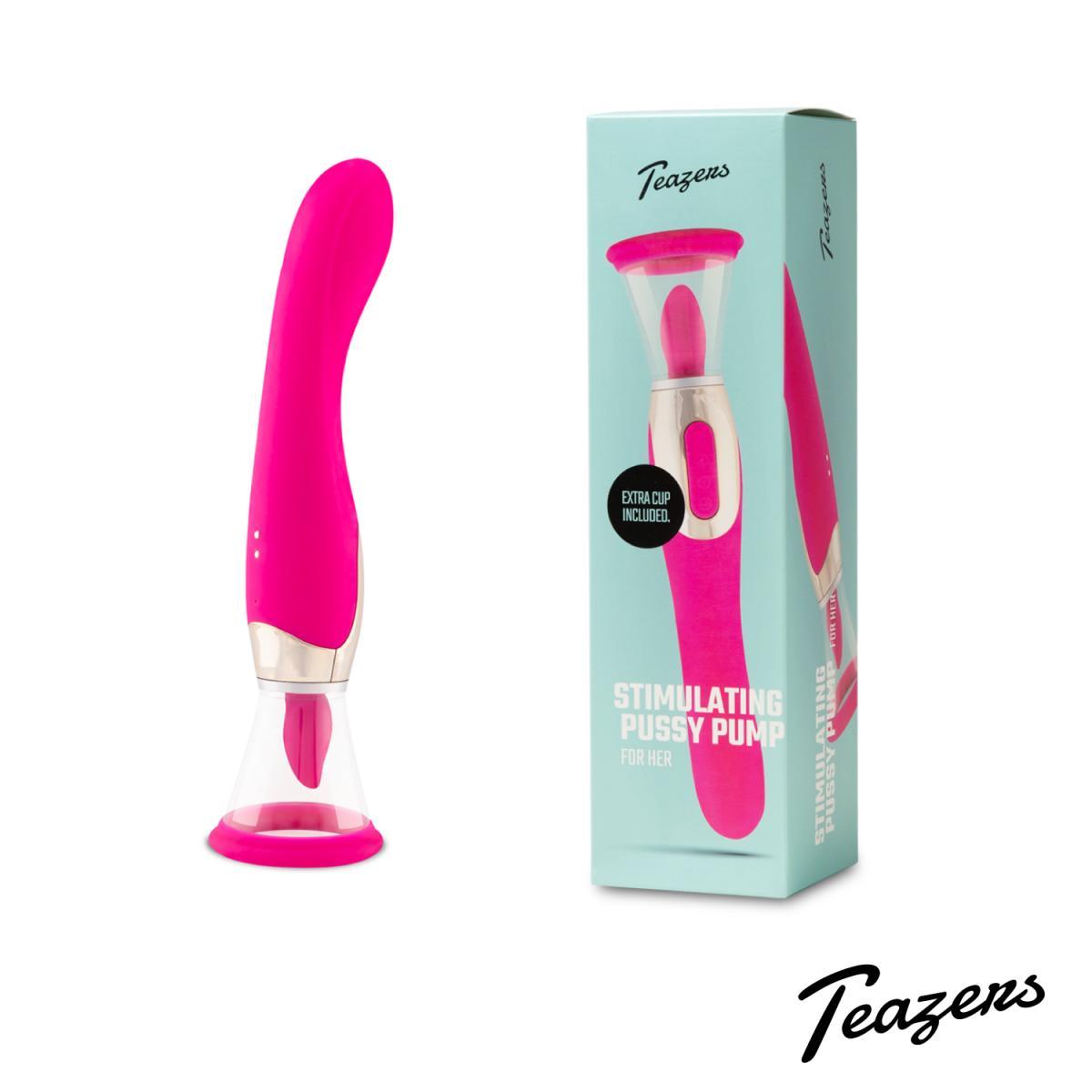 Bomba vaginal con vibrador lengua Teazers - Imagen 2