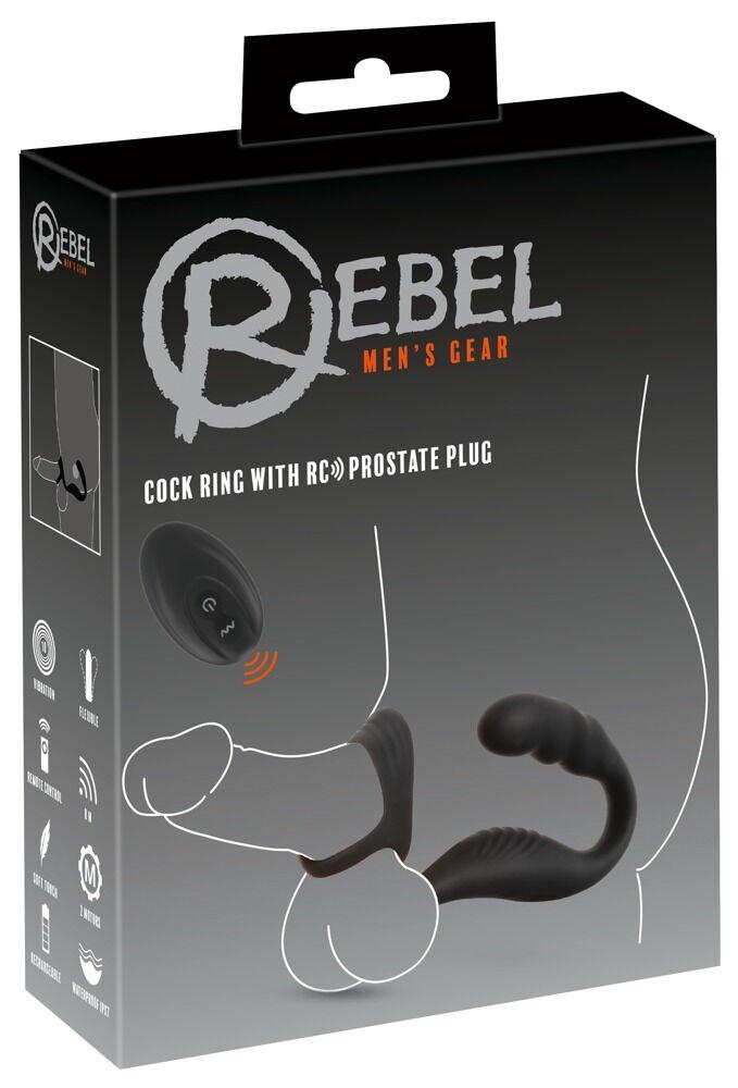 Cockring with RC prostate plug - Imagen 2