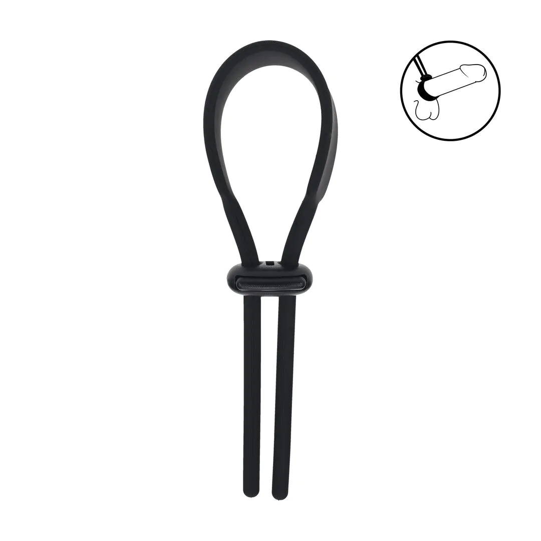Wide Adjustable Silicone Lasso Cockring 5mm Levelz