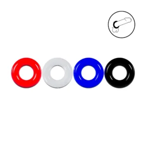 Multicolor cockring set 4 units