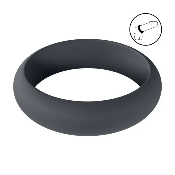 Wide O Silicone Cockring T-M 35mm