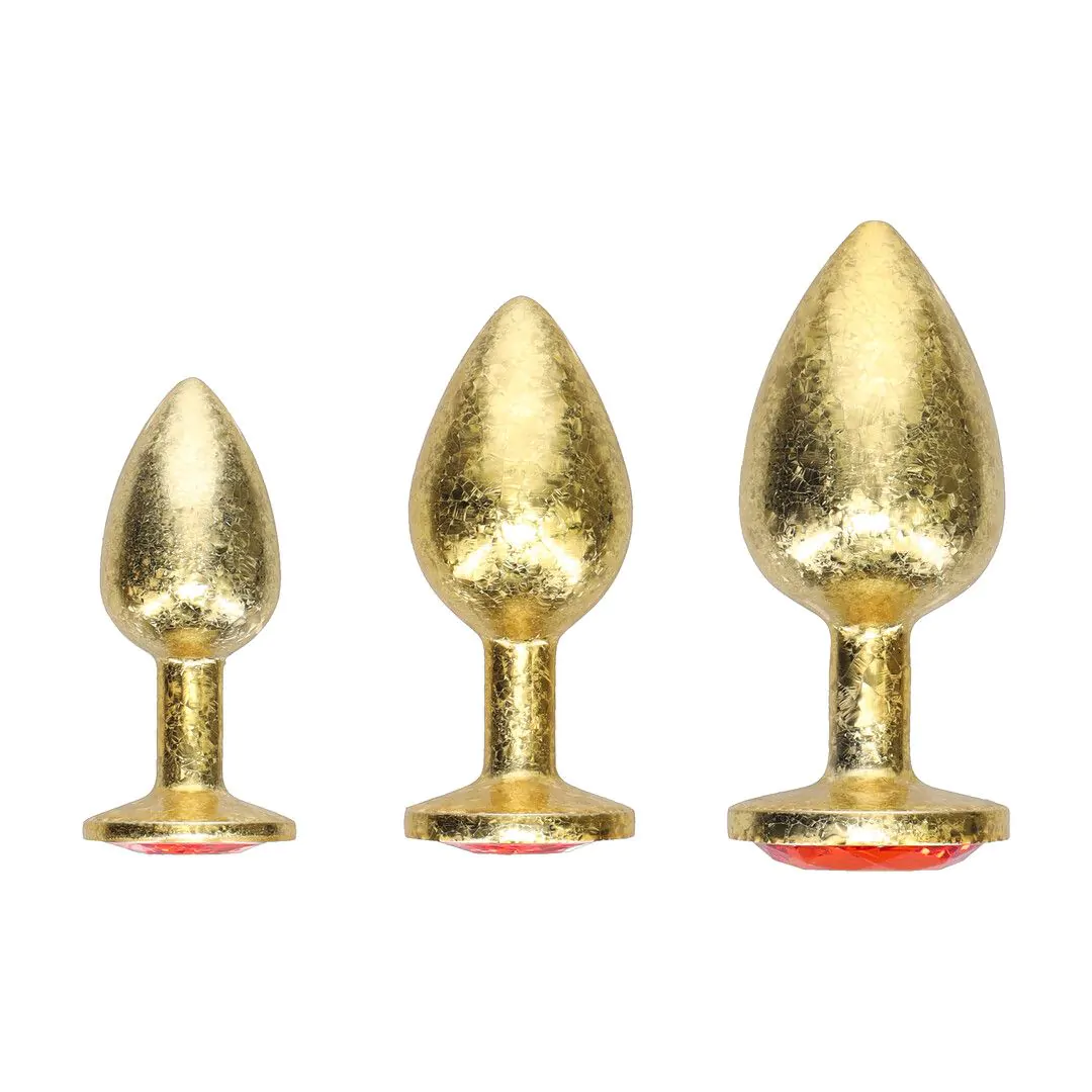 Set 3 plugs oro Milan collection - Imagen 2