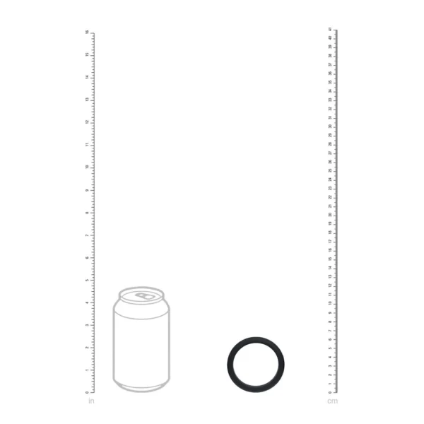 Wide O Silicone Cockring T-XL 50mm - Imagen 3