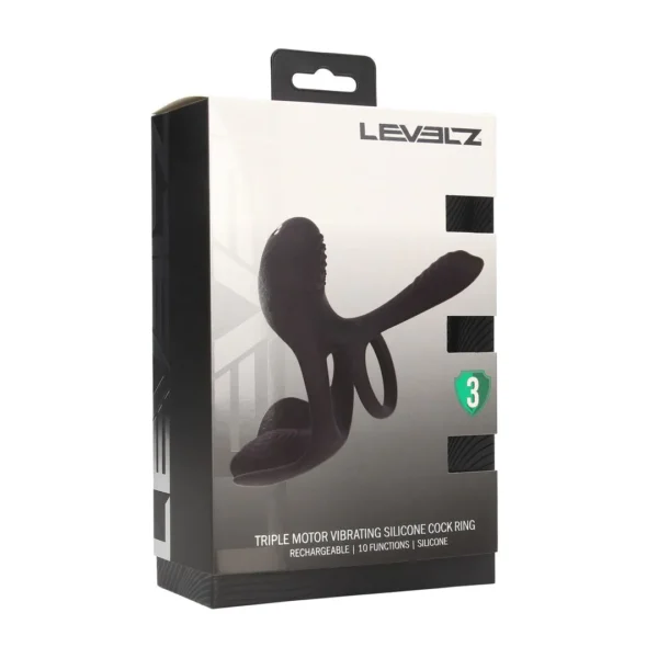 Anillo recargable triple motor Levelz - Imagen 2
