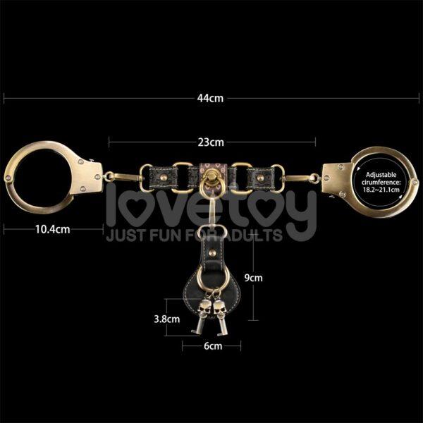 Rebellion metal handcuffs - Imagen 7