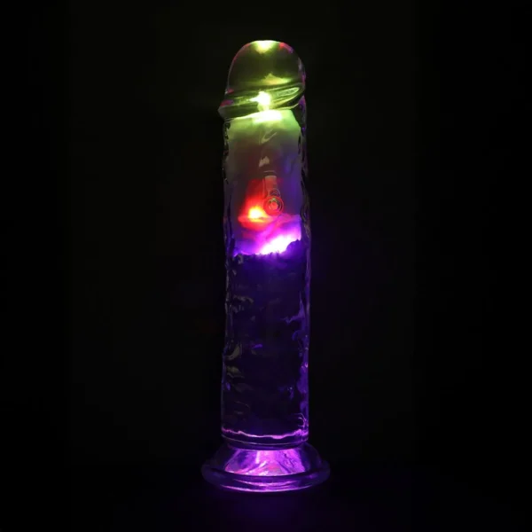 Led vibrating straight cock 20cm - Imagen 4