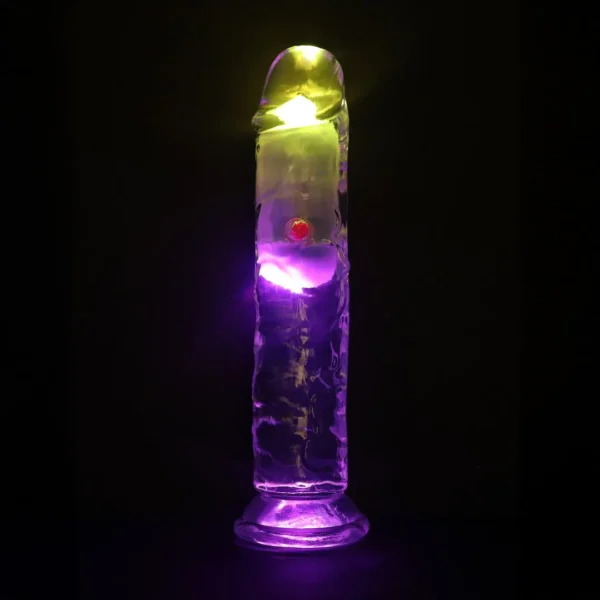 Led vibrating straight cock 18cm - Imagen 4