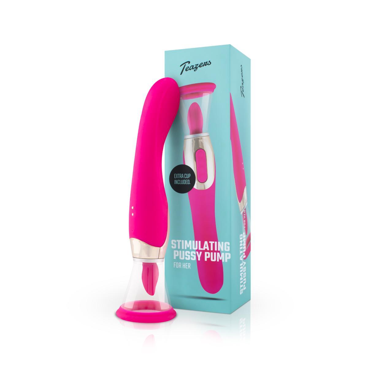 Bomba vaginal con vibrador lengua Teazers - Imagen 13