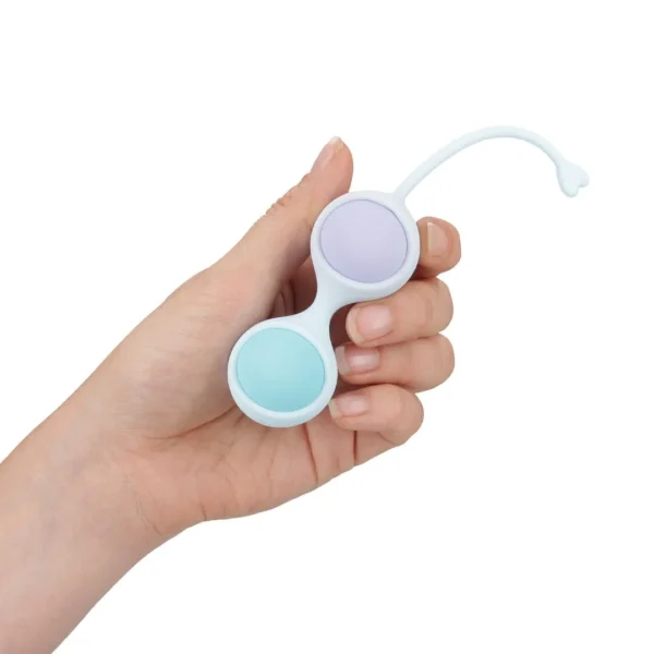 Set 5 bolas kegel intercambiables con vibración y mando Loveline - Imagen 5