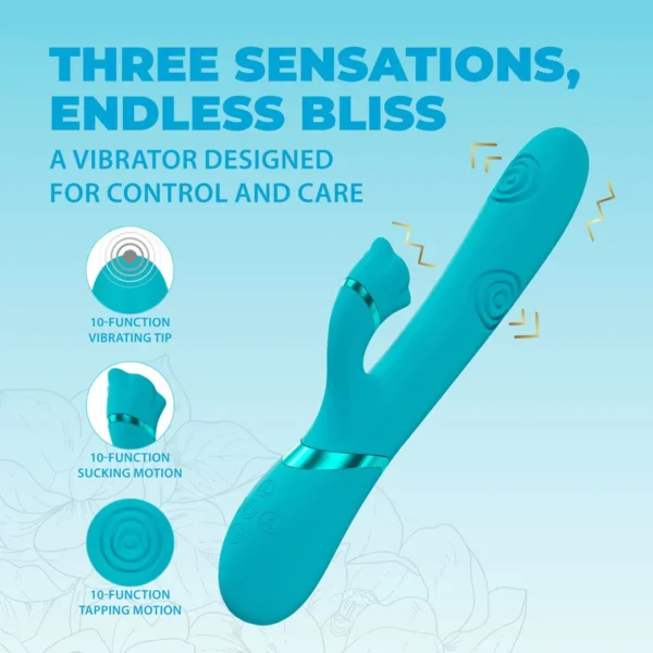 Rabbit Fiore g-spot air wave and tapping - Imagen 5