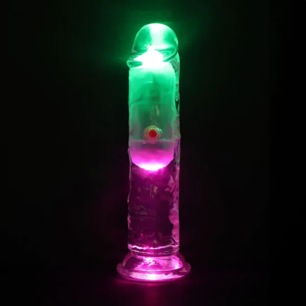 Led vibrating straight cock 15cm - Imagen 5