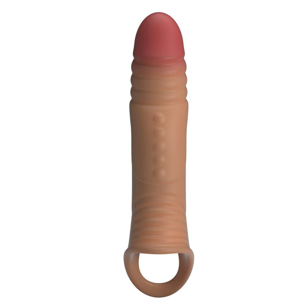 Vibrating penis sleeve 22cm - Imagen 2