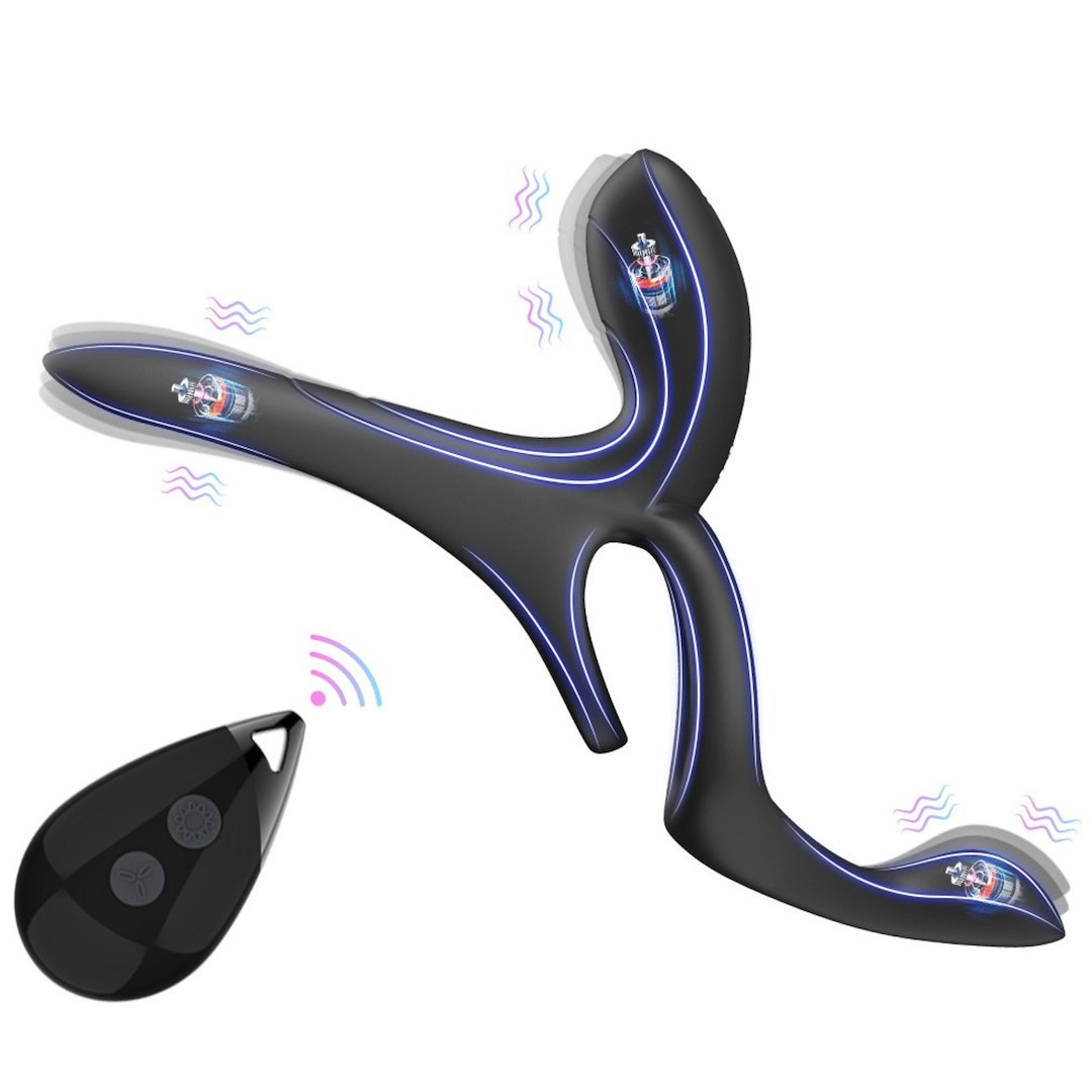 Vibrating cockring with clitorial Erospace - Imagen 3