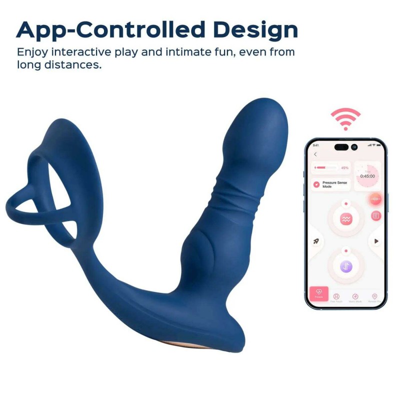 Prostate massager con APP y thrusting Cyrus - Imagen 7
