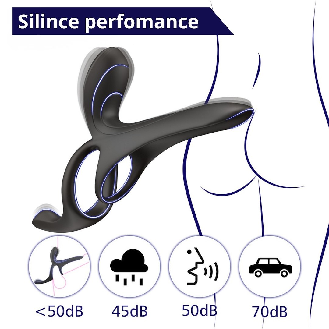 Vibrating cockring with clitorial Erospace - Imagen 11